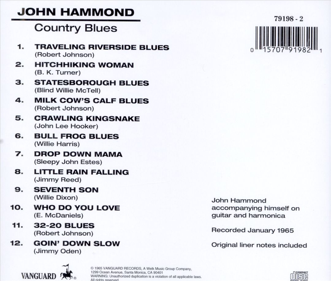 Country Blues cover art