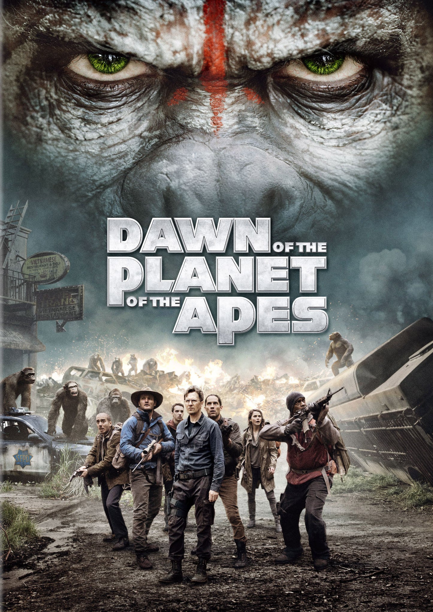 Dawn of the Planet of the Apes cover art