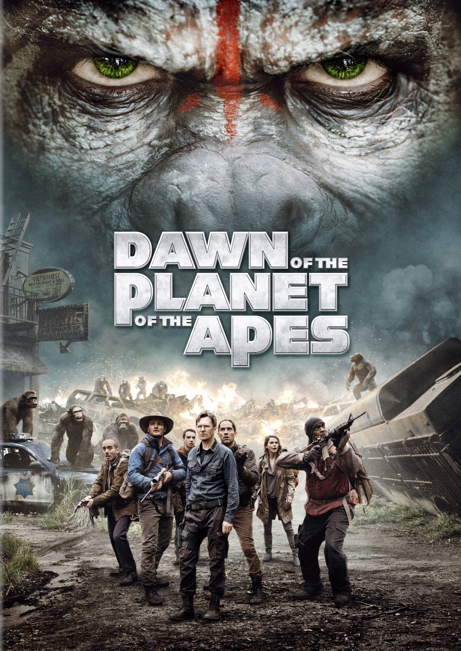 Dawn of the Planet of the Apes cover art