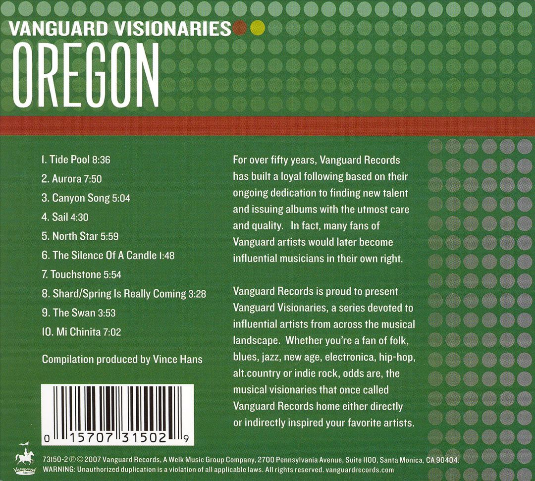 Vanguard Visionaries cover art