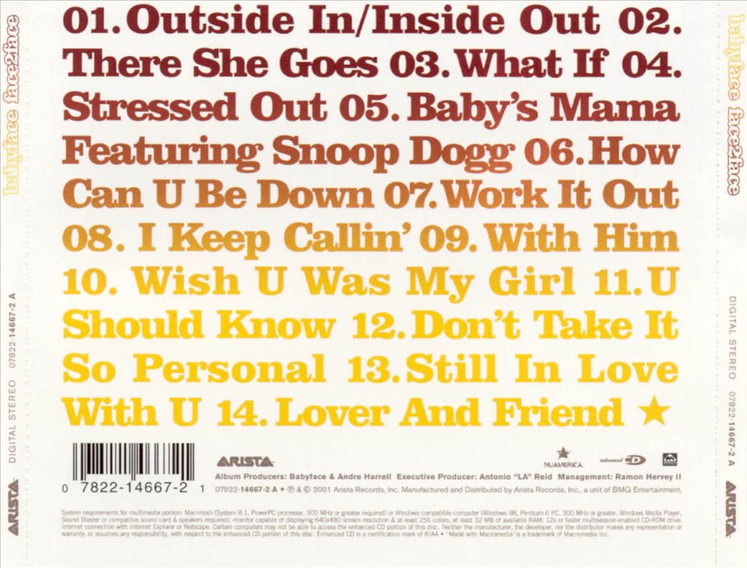 Face2Face cover art
