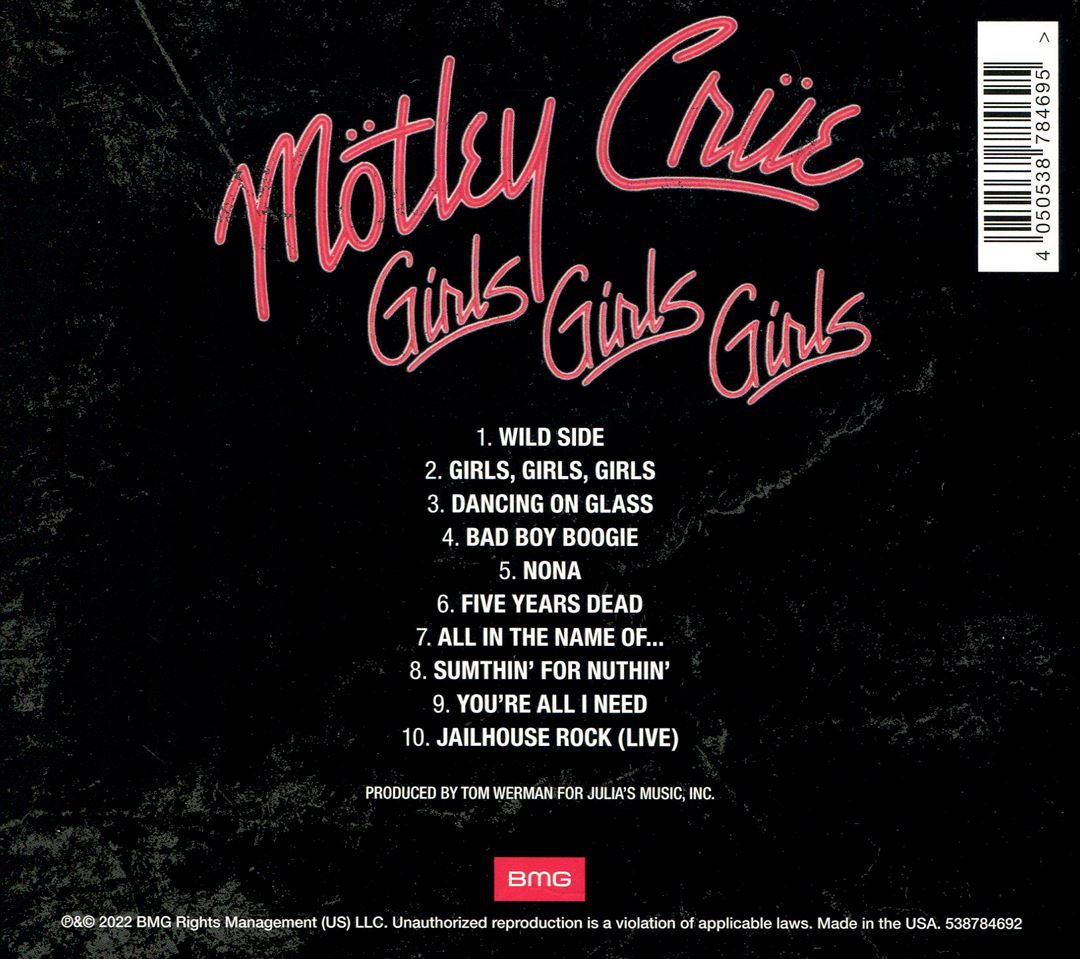 Girls, Girls, Girls cover art