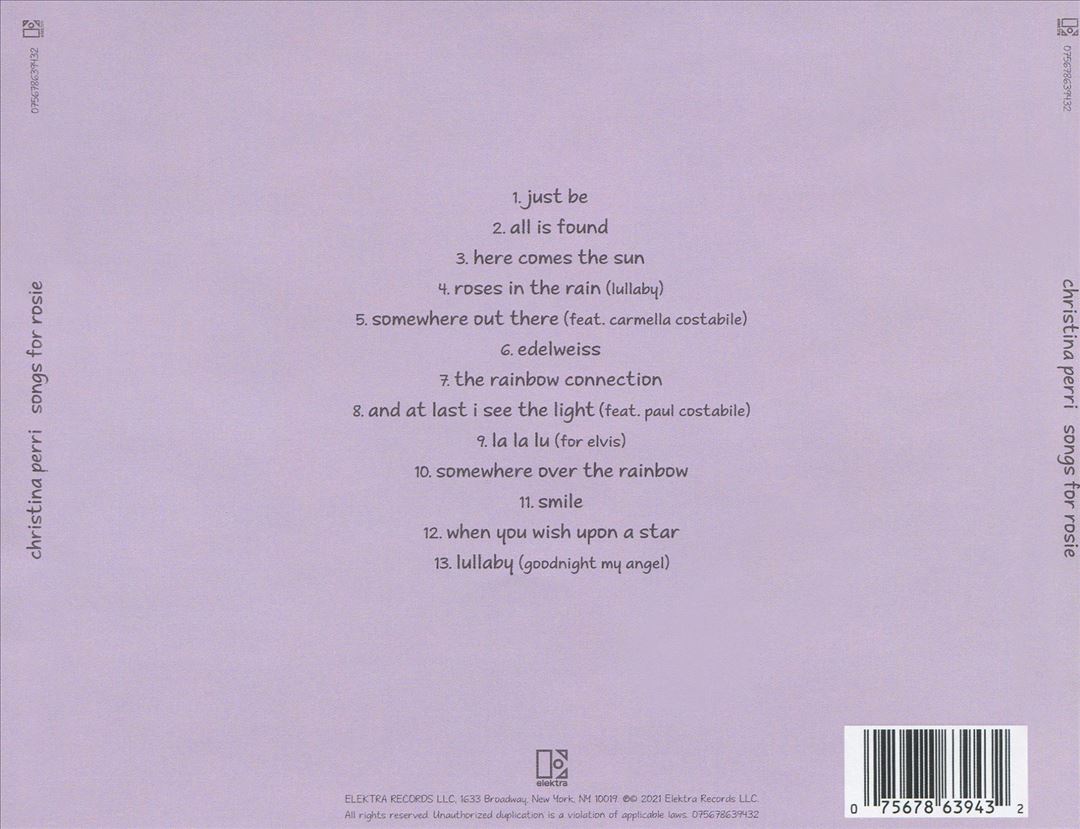 songs for rosie cover art