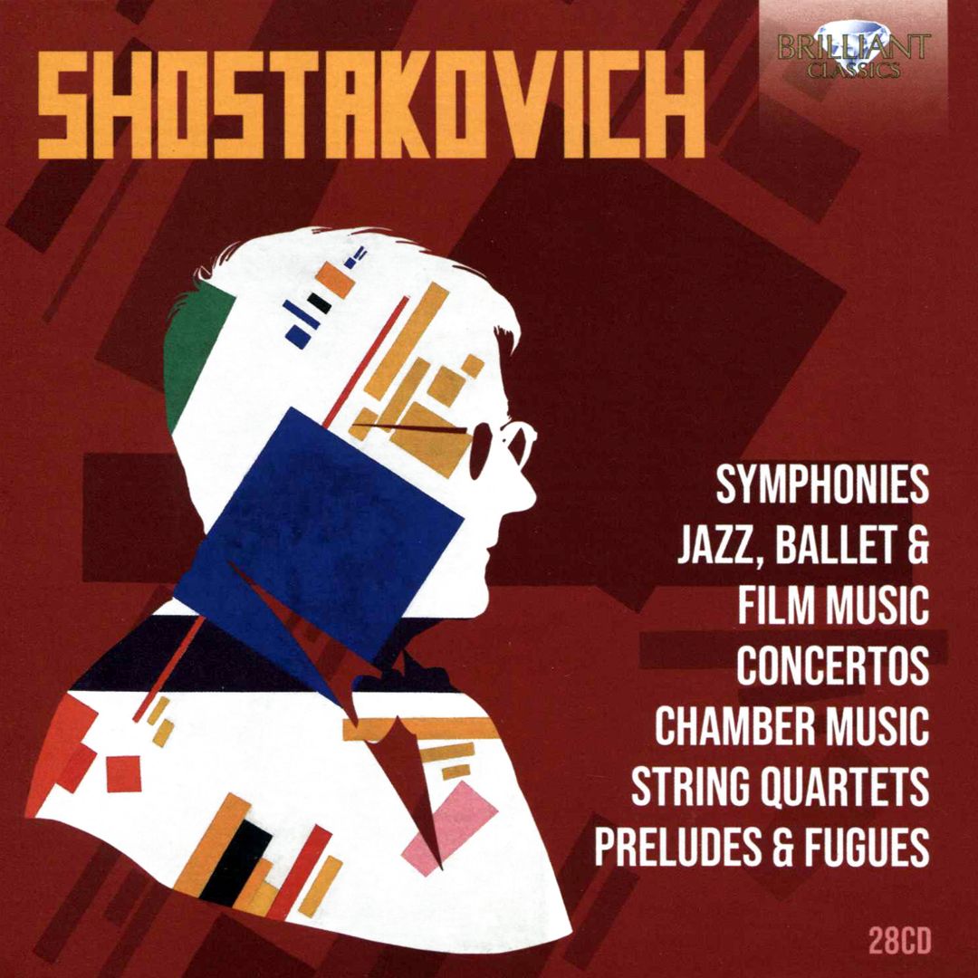 Shostakovich: Symphonies; Jazz, Ballet & Film Music; Concertos; Etc. (CD 16-20) cover art