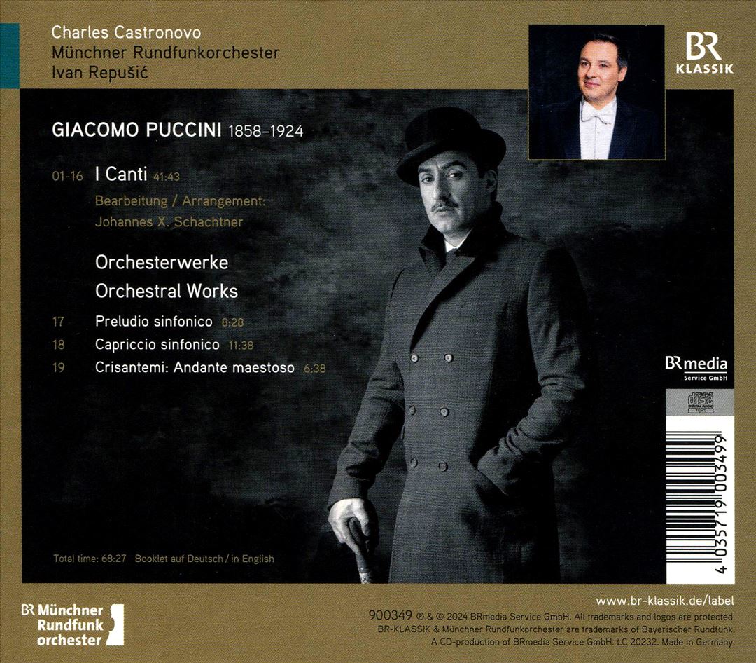 Puccini: I Canti - Orchestral Songs & Works cover art