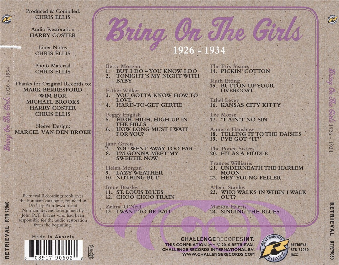 Bring on the Girls 1926–1934 cover art