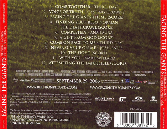 Facing the Giants: Original Motion Picture Soundtrack cover art