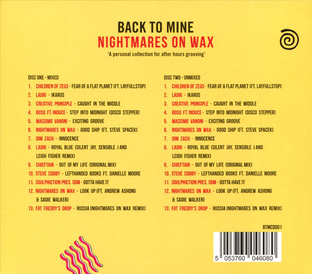Back to Mine  cover art