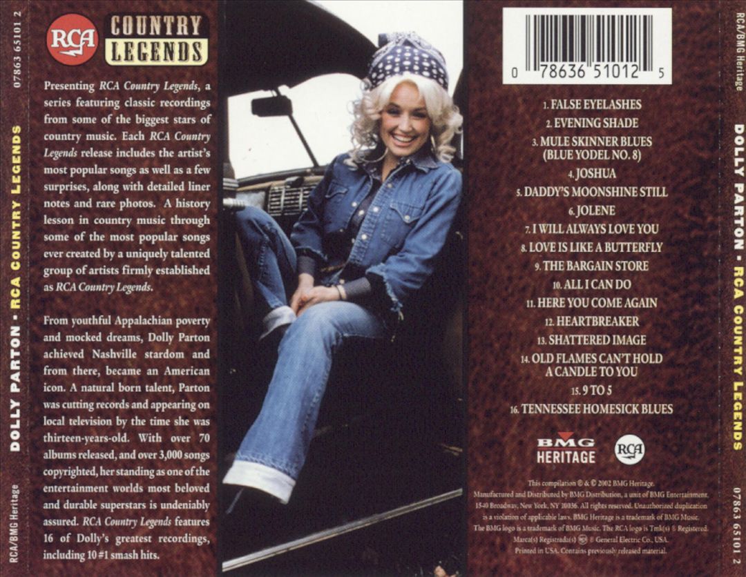 RCA Country Legends cover art