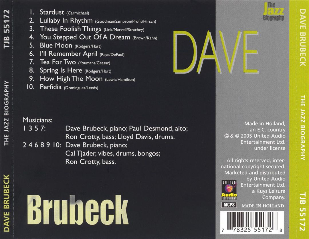 Jazz Biography Series cover art