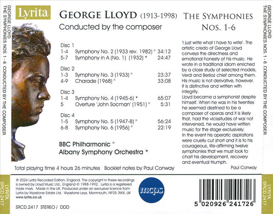 George Lloyd: The Symphonies Nos. 1 - 6 cover art