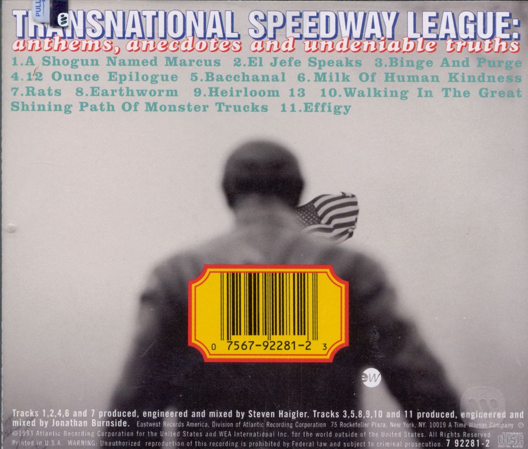 Transnational Speedway League: Anthems, Anecdotes & Undeniable Truths cover art