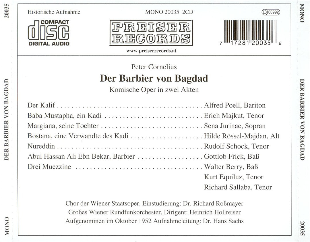Cornelius: Der Barbier von Bagdad cover art