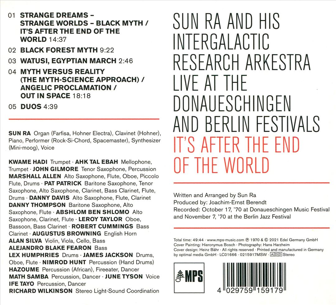 It's After the End of the World cover art