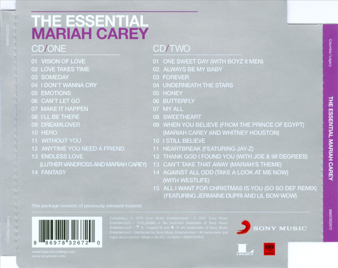 Essential Mariah Carey cover art