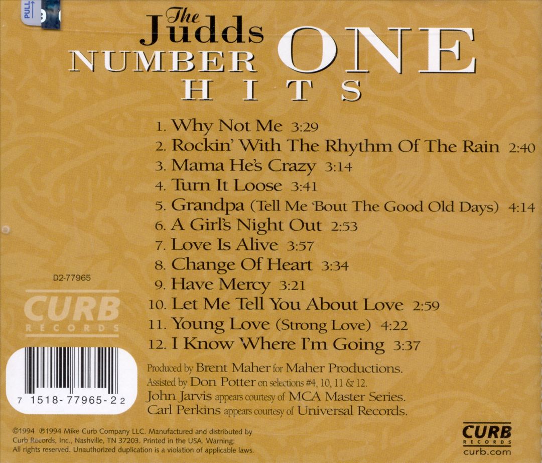 Number One Hits [Curb] cover art