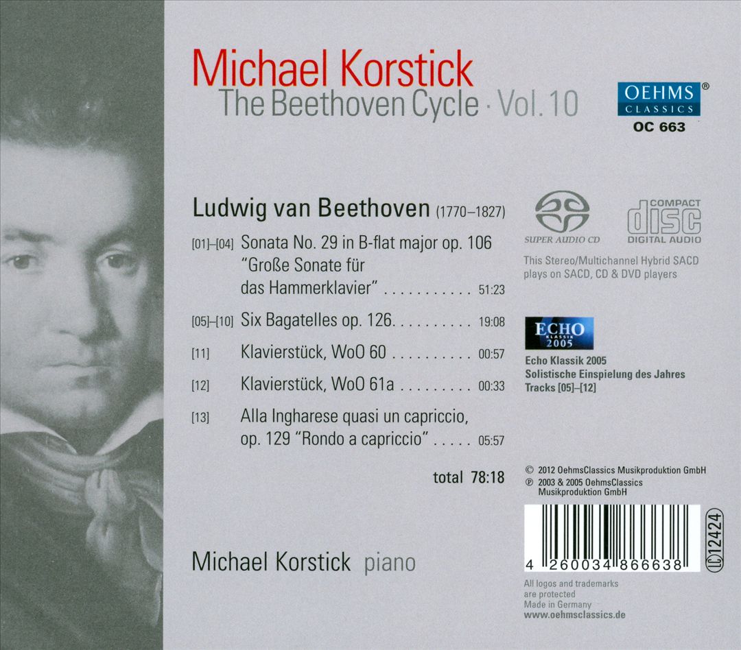 Beethoven: Piano Sonatas, Vol. 10 cover art
