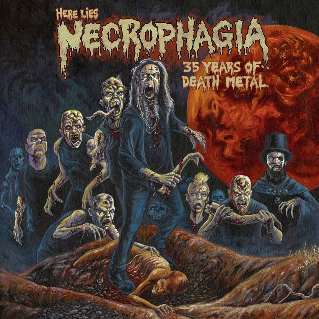 Here Lies Necrophagia, 35 Years of Death Metal cover art