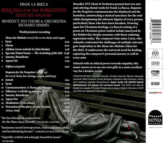 Frank La Rocca: Requiem for the Forgotten; Messe des Malades cover art
