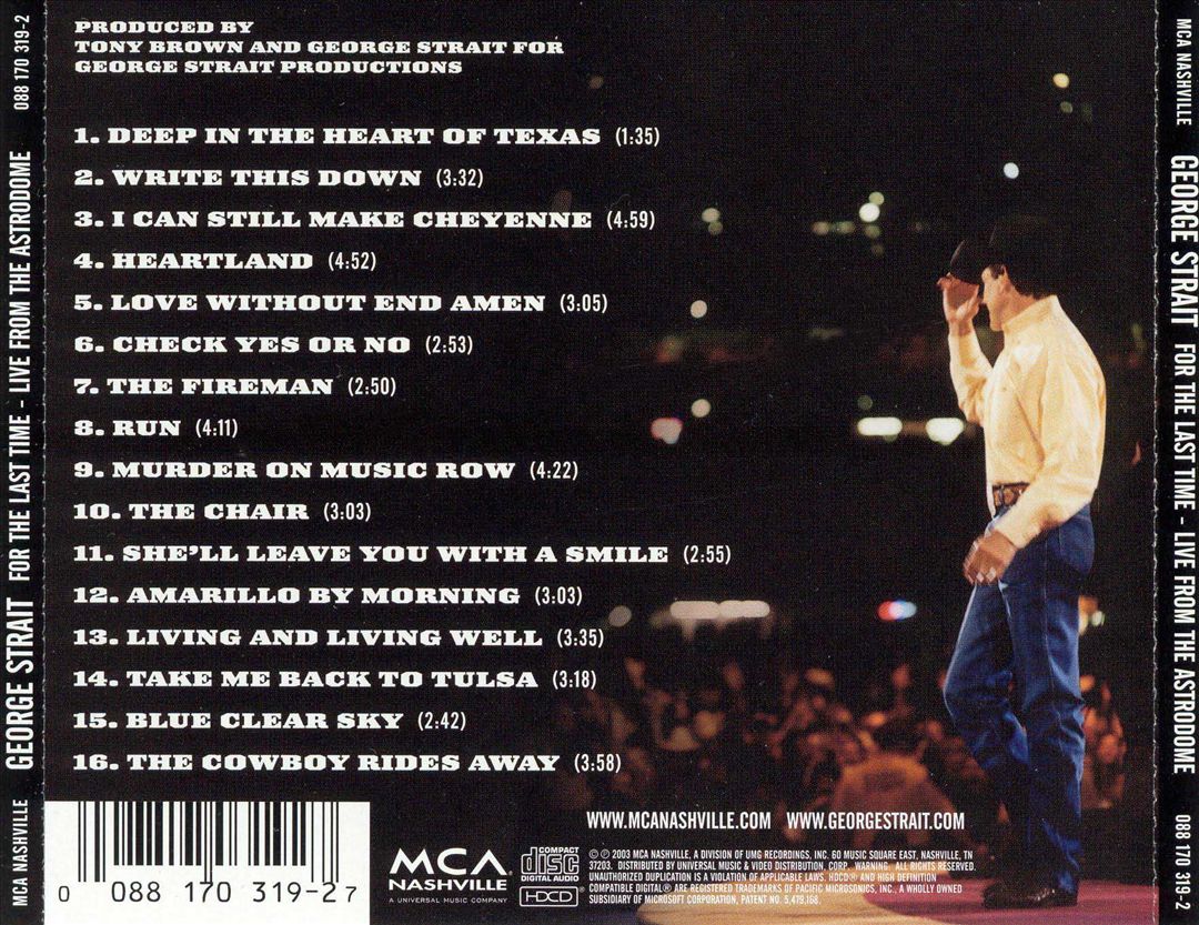 For the Last Time: Live from the Astrodome cover art