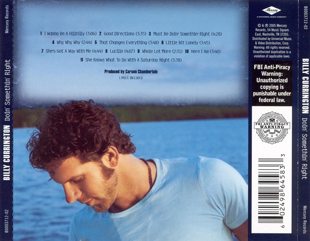 Doin' Somethin' Right cover art