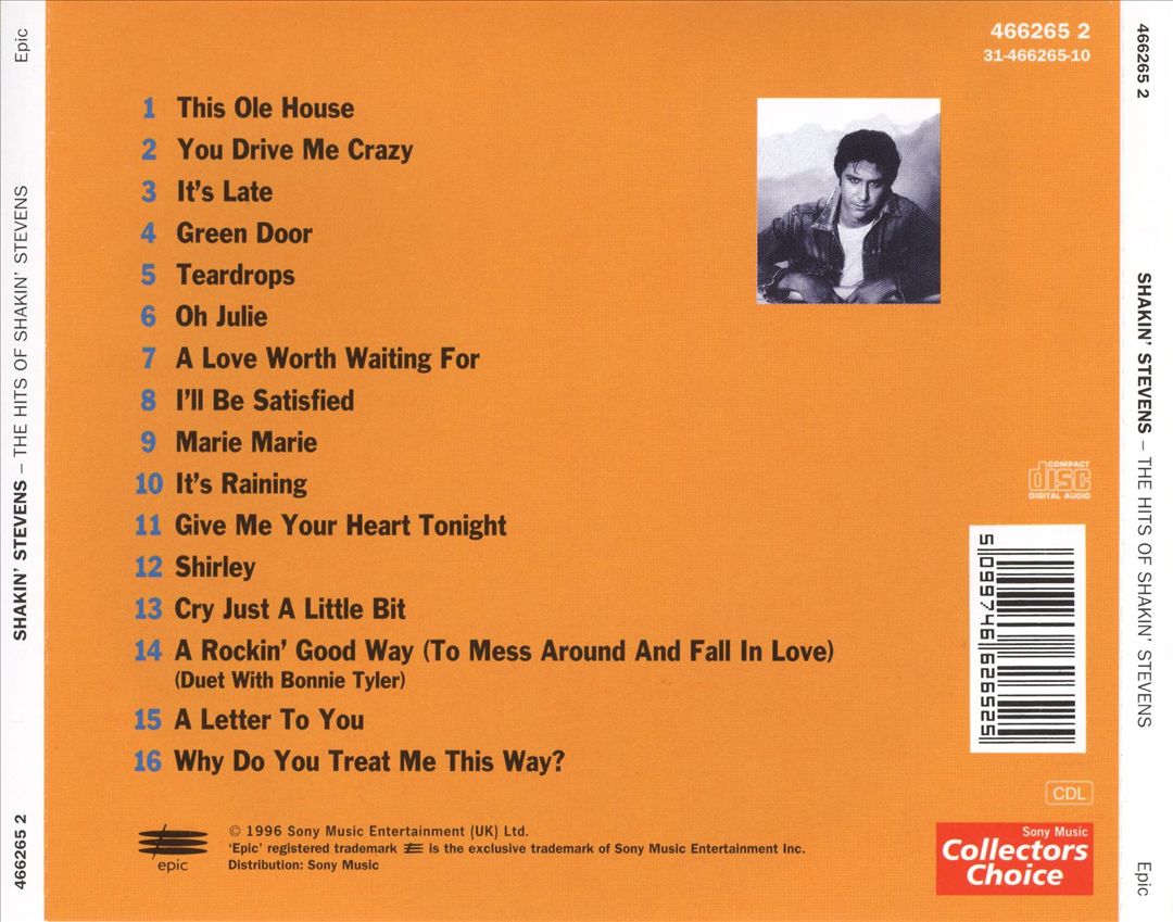 Hits of Shakin' Stevens cover art