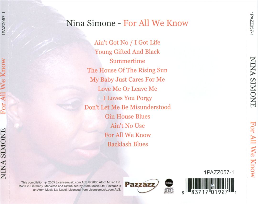 For All We Know cover art