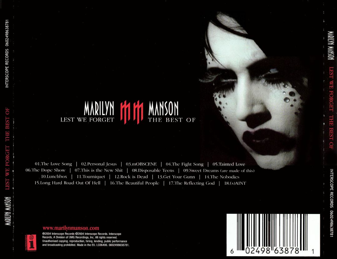 Lest We Forget: The Best Of [Germany Bonus Track] cover art