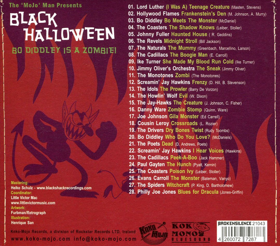 Black Halloween: Bo Diddley Is a Zombie! cover art