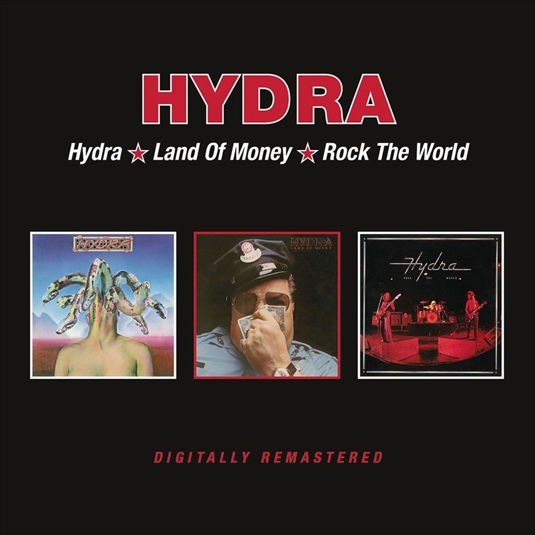 Hydra/Land of Money/Rock the World cover art