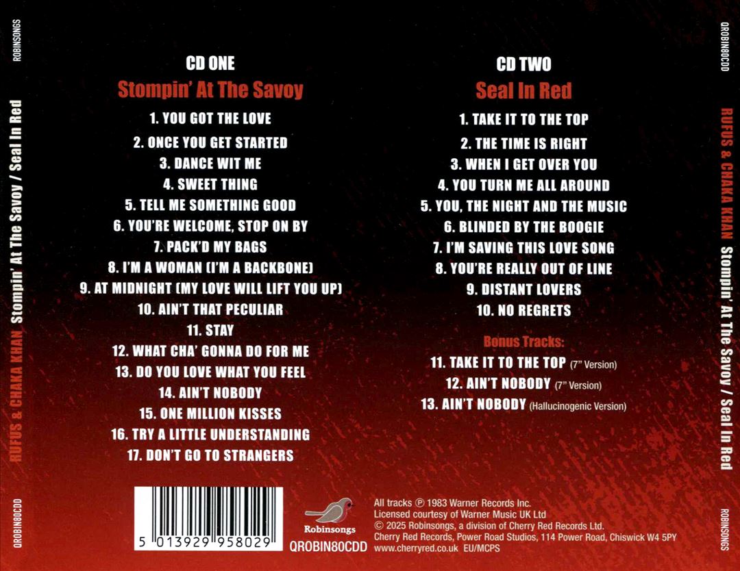 Stompin' at the Savoy/Seal I cover art