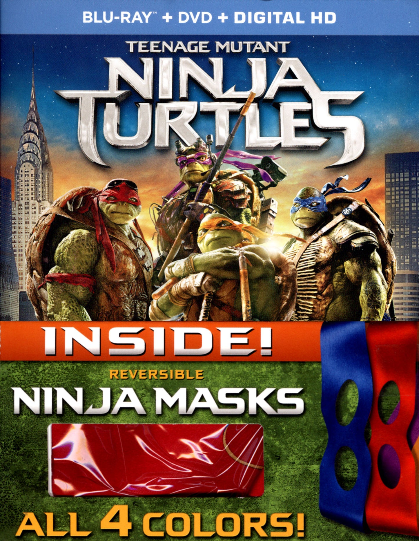 Teenage Mutant Ninja Turtles [With Mask] [Blu-ray/DVD] cover art