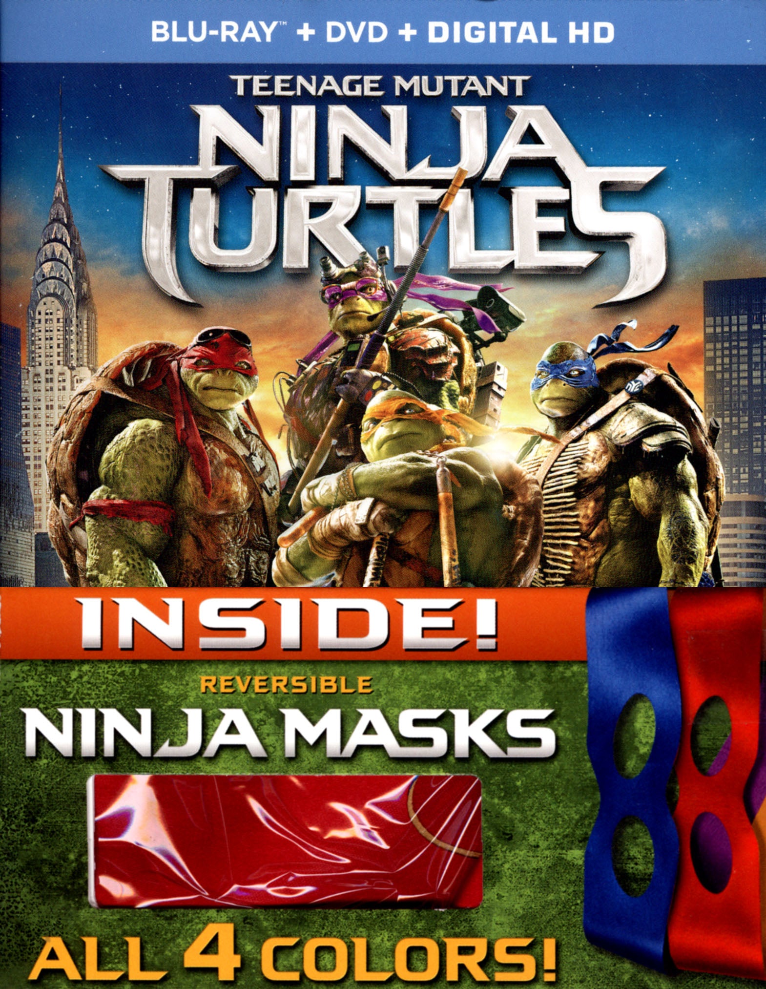 Teenage Mutant Ninja Turtles [With Mask] [Blu-ray/DVD] cover art