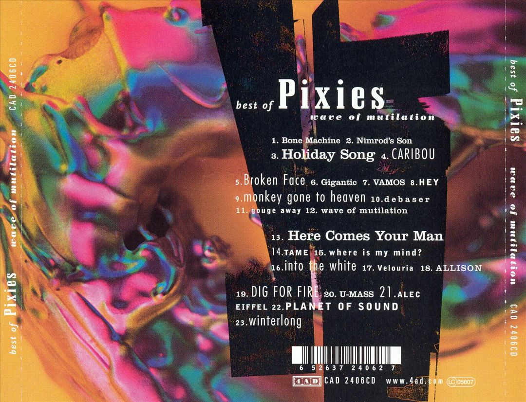 Wave of Mutilation: The Best of Pixies cover art