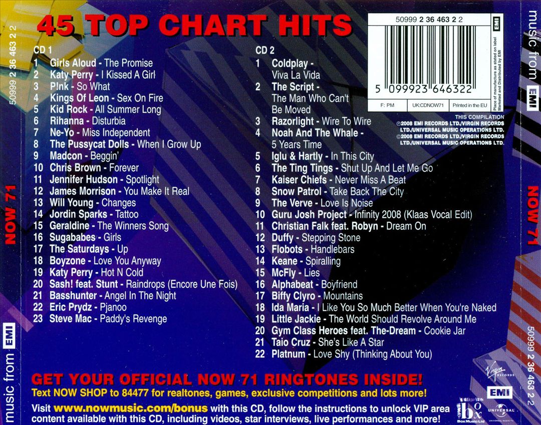 Now That's What I Call Music! 71 [UK] cover art