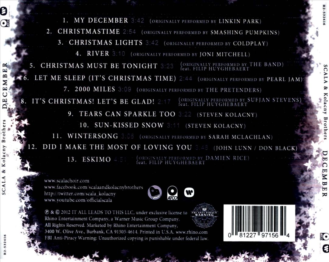 December cover art