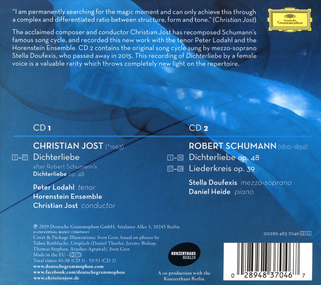 Robert Schumann, Christian Jost: Dichterliebe cover art