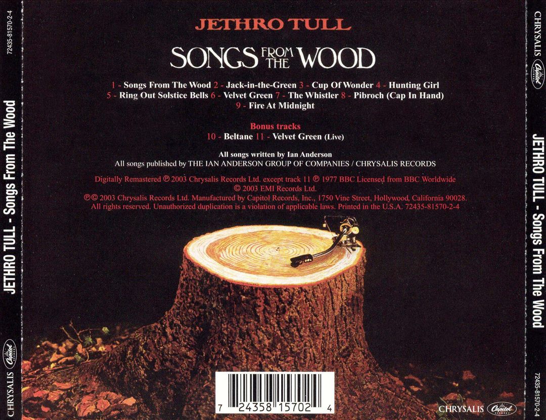 Songs from the Wood [Bonus Tracks] cover art