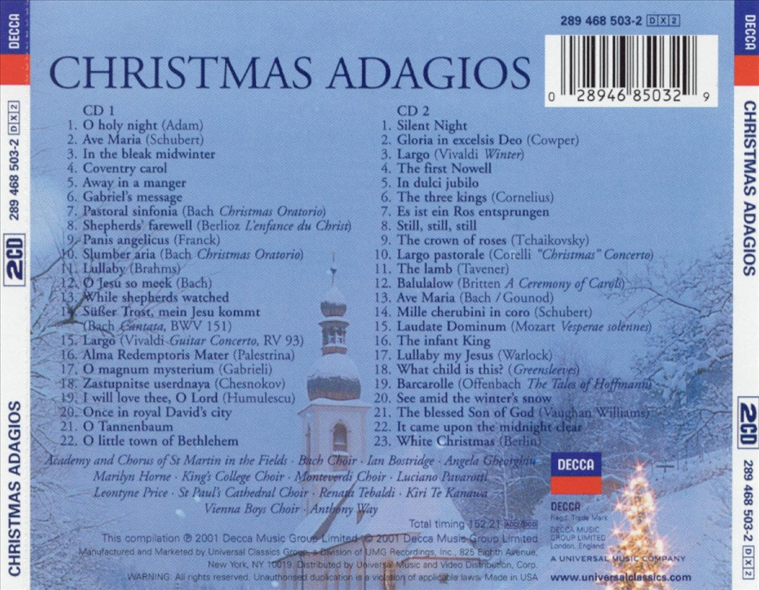 Christmas Adagios cover art