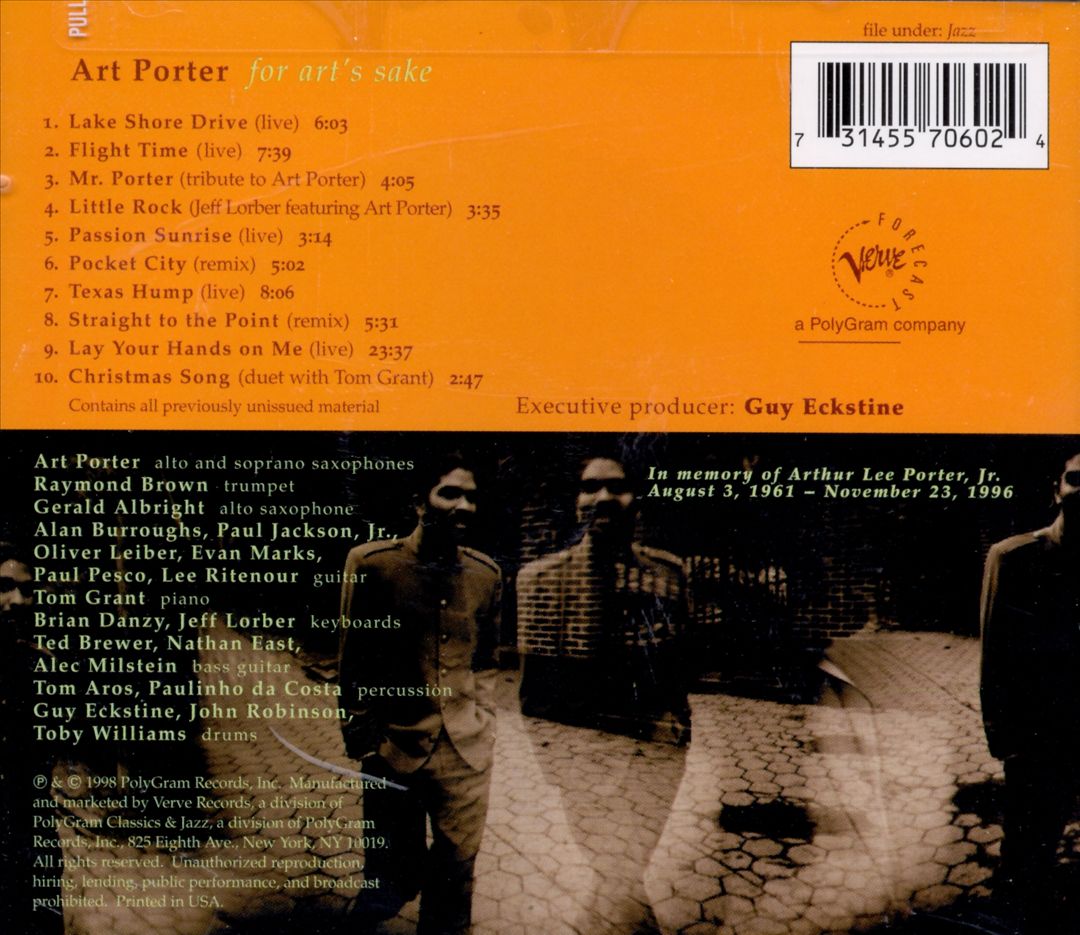 For Art's Sake cover art