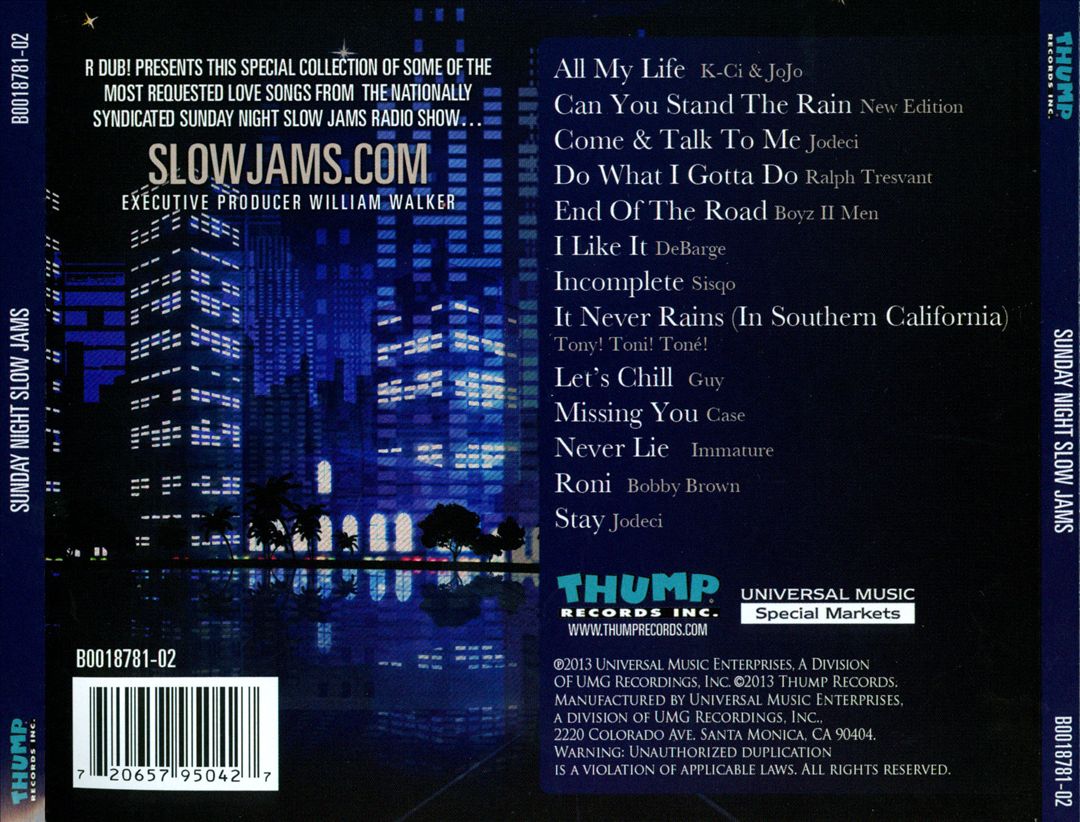 Sunday Night Love Jams cover art