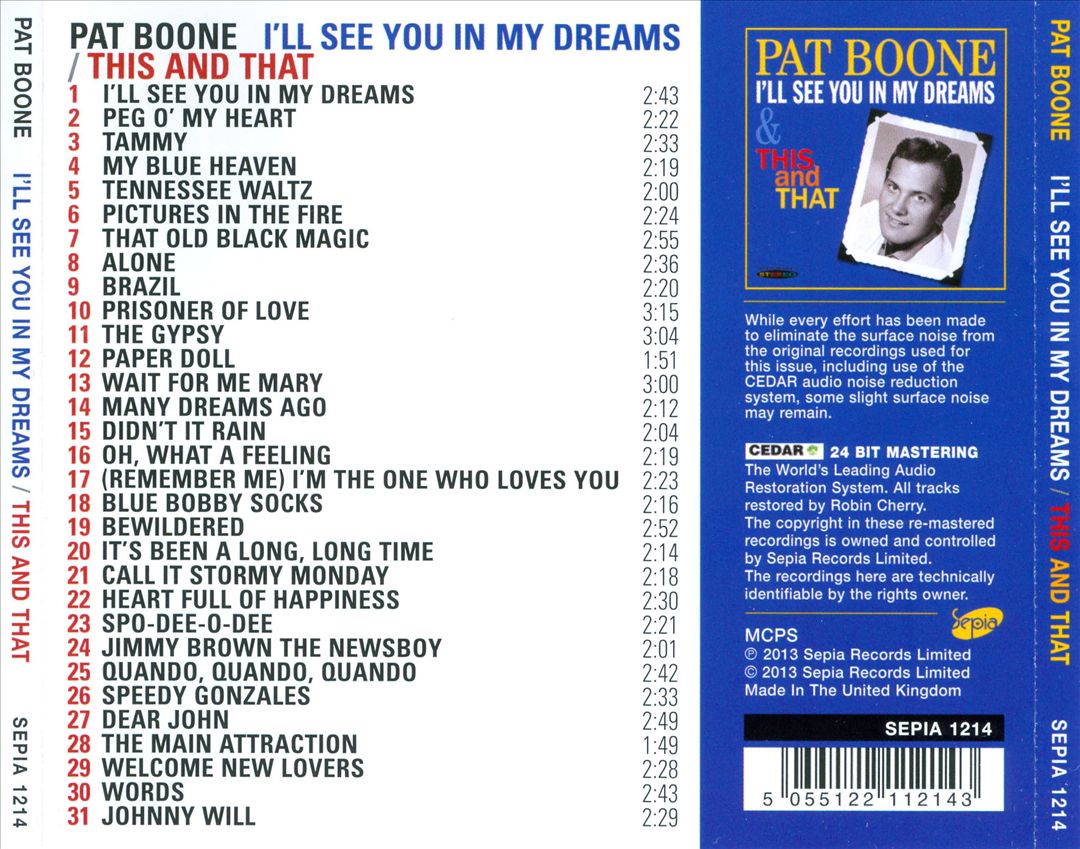 I'll See You In My Dreams and This and That cover art