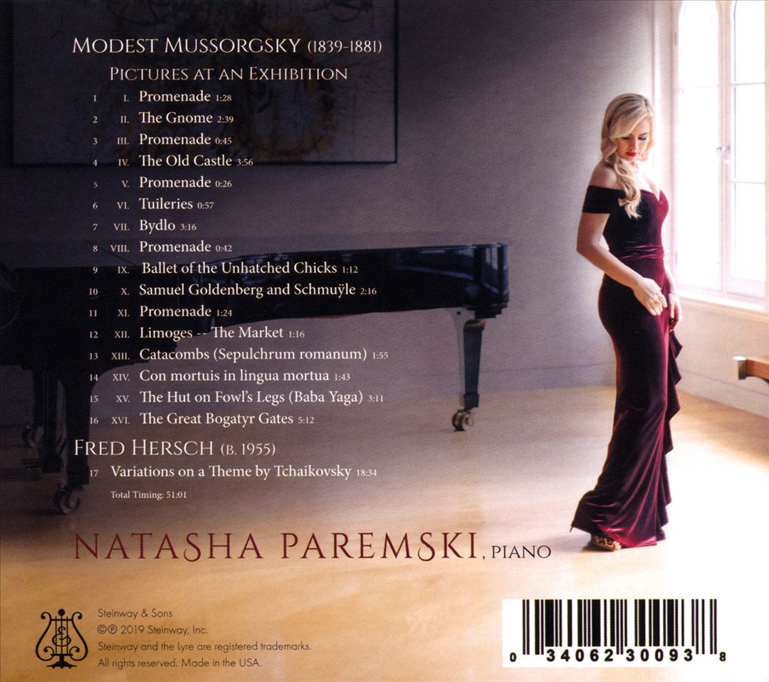 Mussorgsky: Pictures at an Exhibition; Hersch: Tchaikovsky Variations cover art