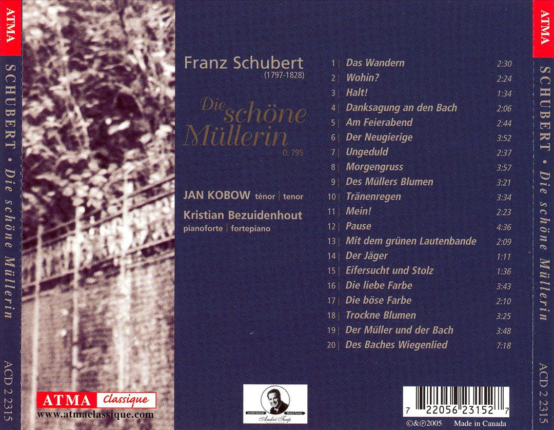 Schubert: Die schöne Müllerin cover art