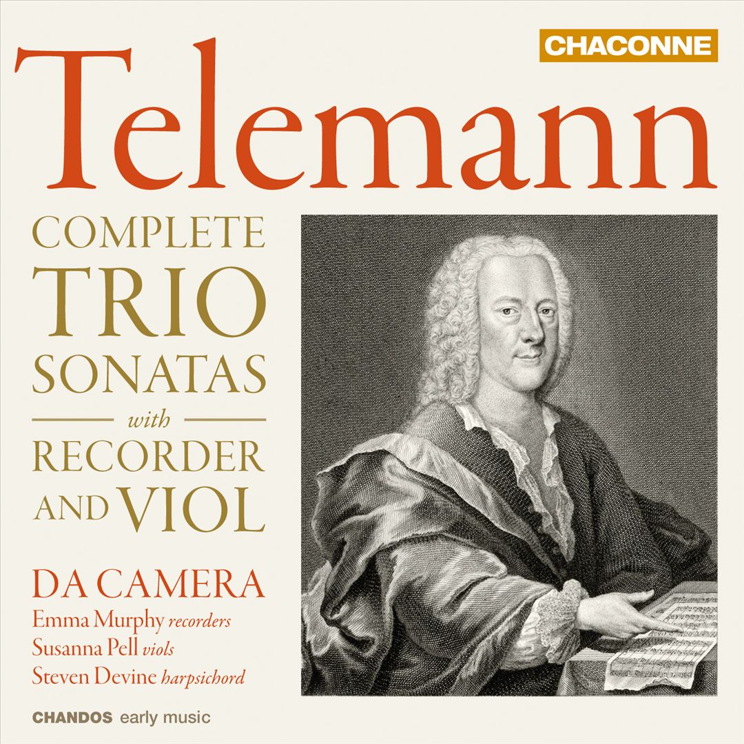 Telemann: Complete Trio Sonatas with Recorder and Viol cover art