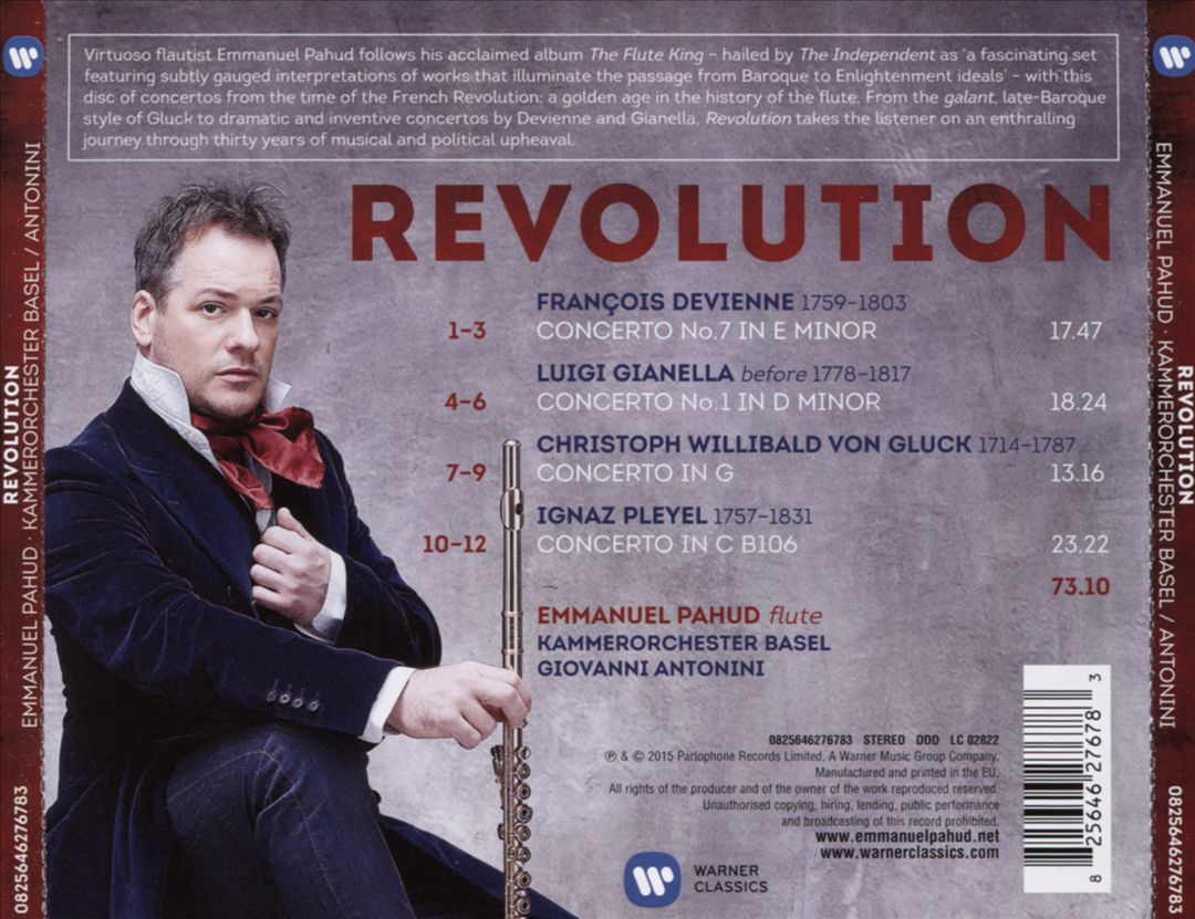 Revolution: Flute Concertos cover art