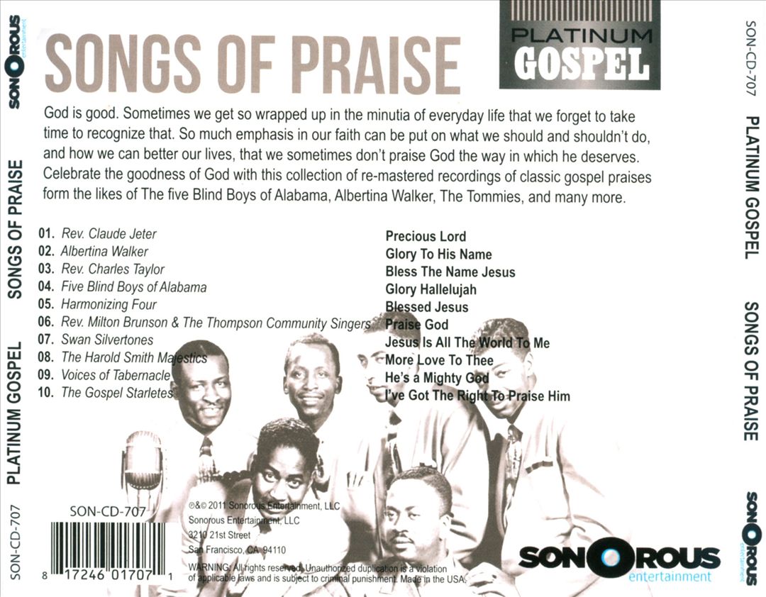 Platinum Gospel: Songs of Praise cover art