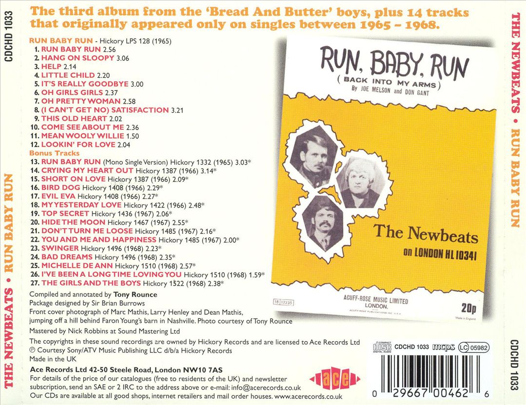 Run Baby Run [Bonus Tracks] cover art