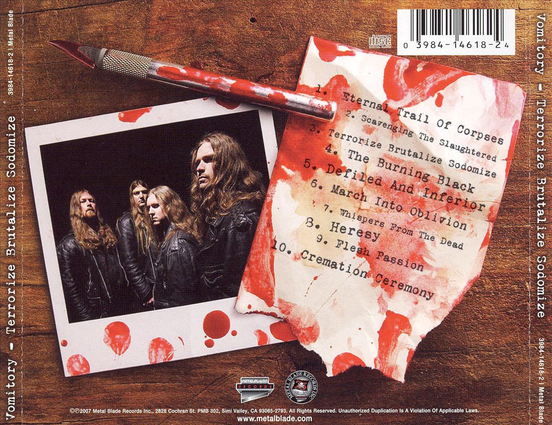 Terrorize Brutalize Sodomize cover art