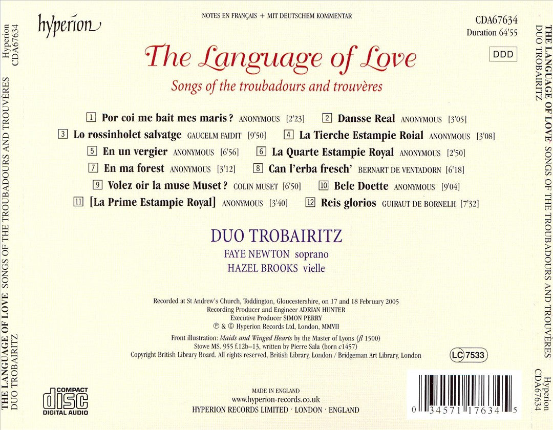 Language of Love cover art